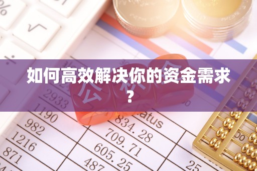 常平如何高效解决你的资金需求？