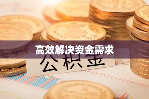 常平高效解决资金需求