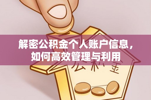 常平解密公积金个人账户信息，如何高效管理与利用