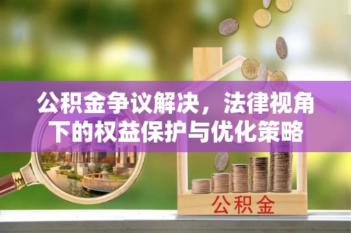 常平公积金争议解决，法律视角下的权益保护与优化策略