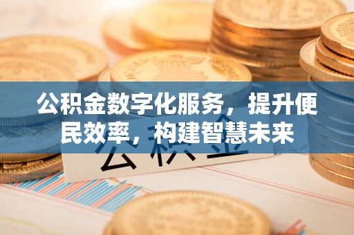常平公积金数字化服务，提升便民效率，构建智慧未来