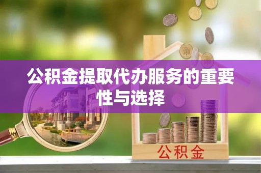 常平公积金提取代办服务的重要性与选择